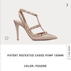 Authentic Valentino Rockstud heels(gently worn)